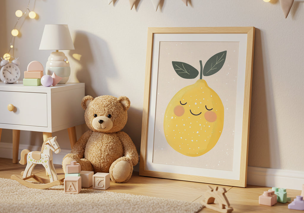 Sleepy Lemon – affisch med snyggt motiv, köp enkelt hos Bozetto i flera storlekar