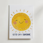 Good Day Sunshine – stilfullt konsttryck från Bozetto, tryckt på matt finpapper i hög tryckkvalitet
