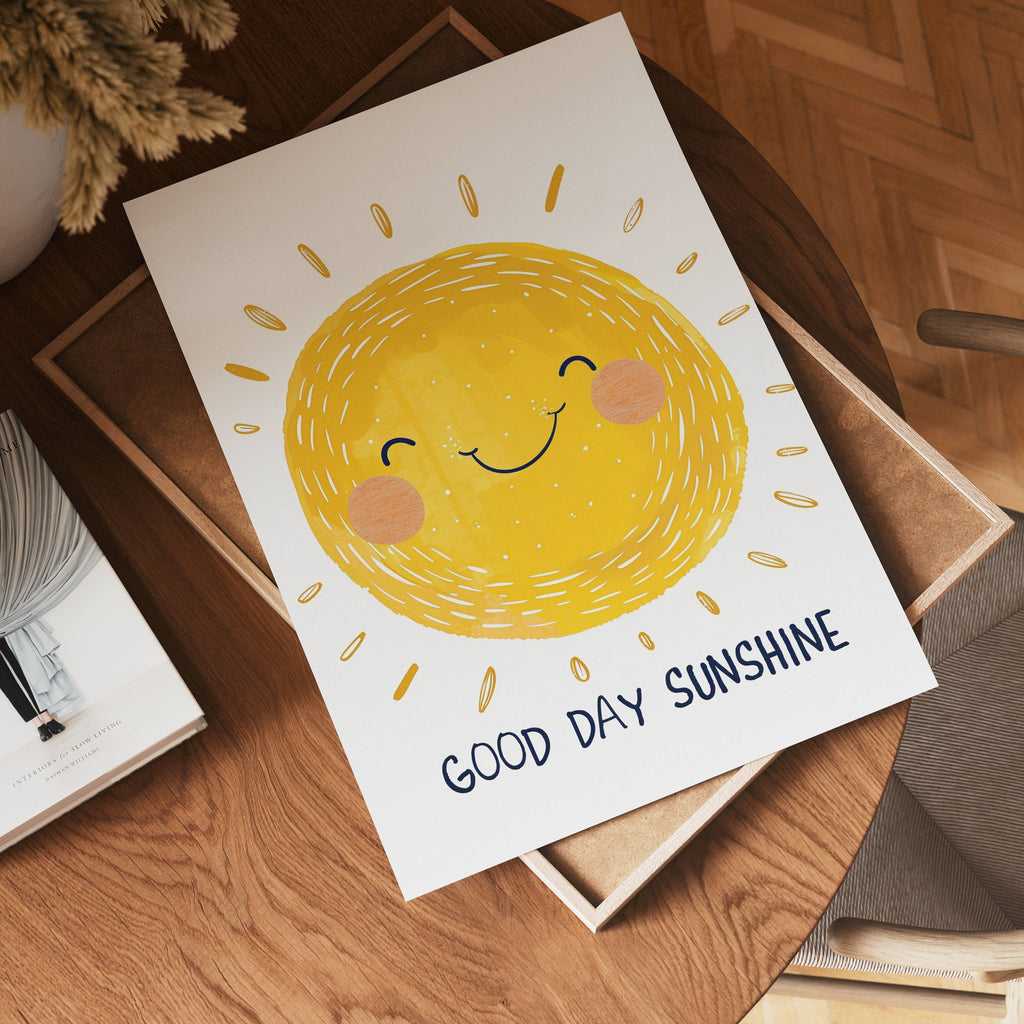 Good Day Sunshine poster visad rakt fram – Bozetto affisch i hög tryckkvalitet i hög tryckkvalitet
