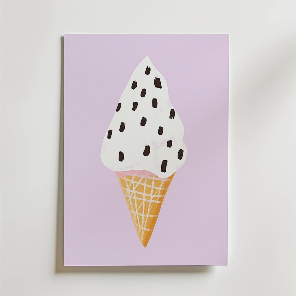 Sweet Cone – stilfullt konsttryck från Bozetto, tryckt på matt finpapper i hög tryckkvalitet