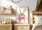 Cozy Bunny poster visad rakt fram – Bozetto affisch i hög tryckkvalitet i hög tryckkvalitet