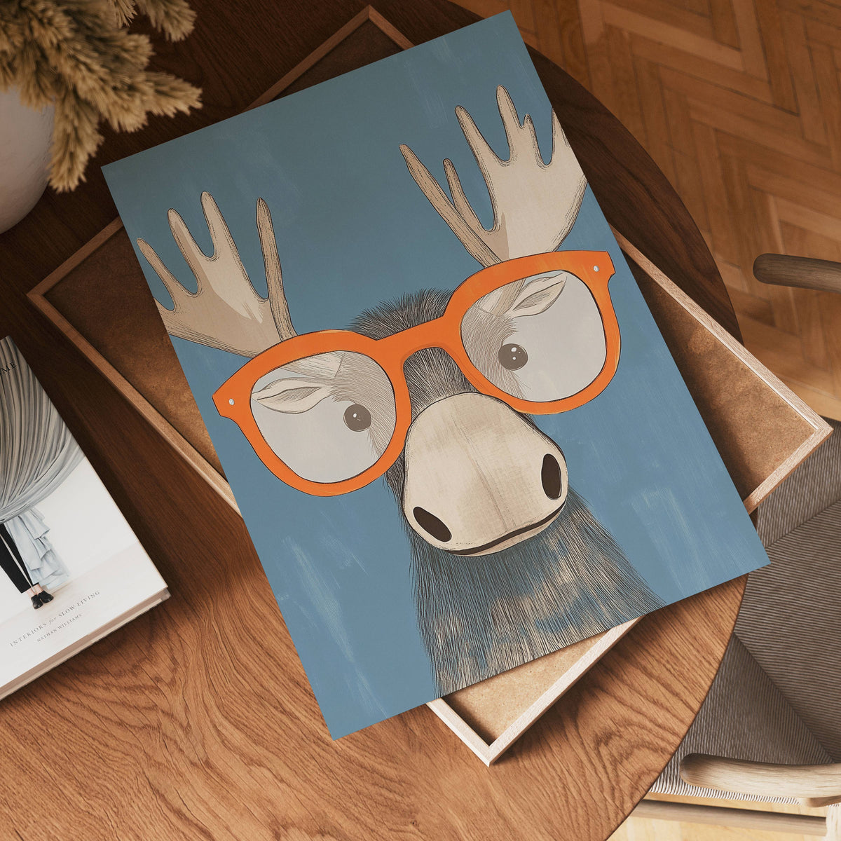 Cool Moose – affisch med snyggt motiv, köp enkelt hos Bozetto i flera storlekar i hög tryckkvalitet