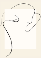 Minimal Nude Line Art – affisch med snyggt motiv, köp enkelt hos Bozetto i flera storlekar