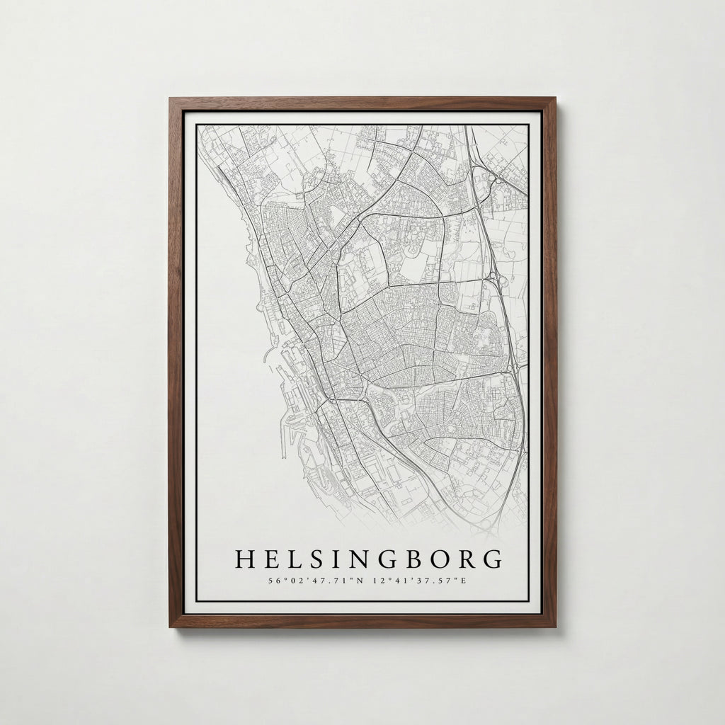 Storleksguide för Helsingborg Karta – välj din favoritstorlek hos Bozetto – nr 6