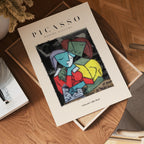 Picasso Colorful Love Embrace poster visad rakt fram – Bozetto affisch i hög tryckkvalitet