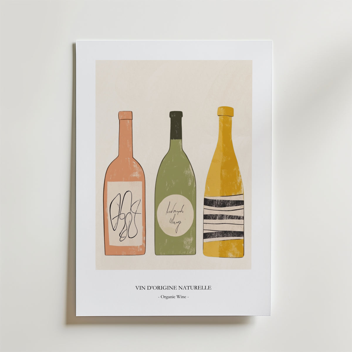 Choose The Wine Drink – stilfullt konsttryck från Bozetto, tryckt på matt finpapper