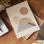 Terracotta Sun Horizon – affisch med stilfullt motiv från Bozetto i hög kvalitet
