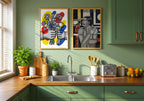 Fernand Leger The Mechanic 1920 Poster – två posters i rum 3