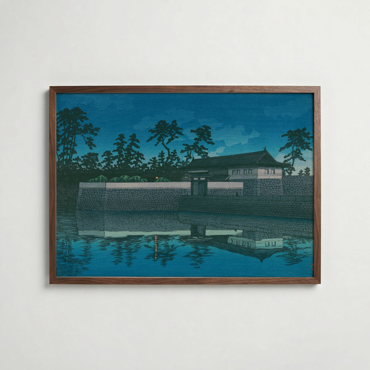 Hasui Kawase Sakurada Gate 1928 Poster – valnötsram