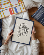 Henri Matisse Lady with Flowers Poster – två posters i rum 3