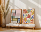 Henri Matisse Seaweed and Coral Poster – två posters i rum 3