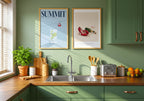 Lipstick and Linen Poster – två posters i rum 3