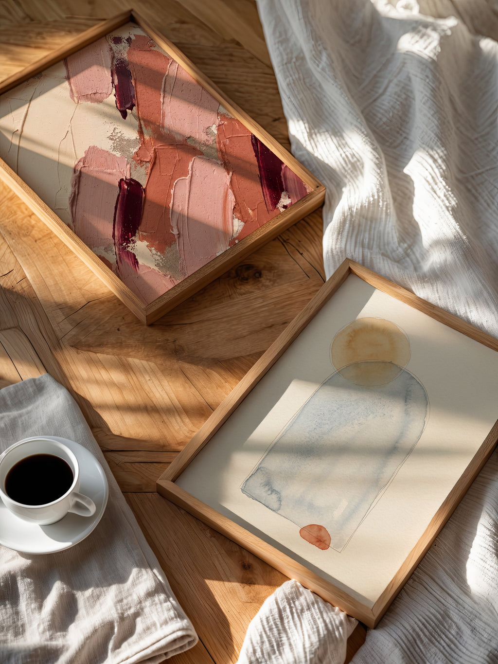 Morning Arch Poster – två posters i rum 3