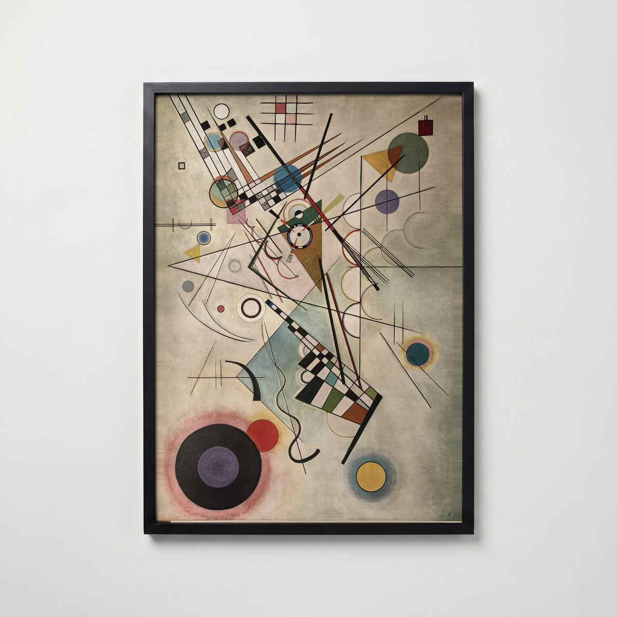 Wassily Kandinsky Composition VIII 1923 Poster – svart ram