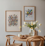 Wassily Kandinsky Little Worlds Poster – två posters i rum 3