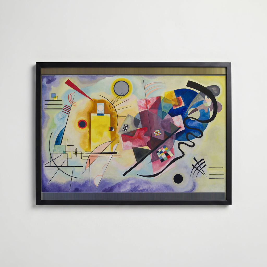 Wassily Kandinsky Yellow-Red-Blue 1925 Poster – svart ram