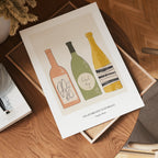 Choose The Wine Drink poster visad rakt fram – Bozetto affisch i hög tryckkvalitet