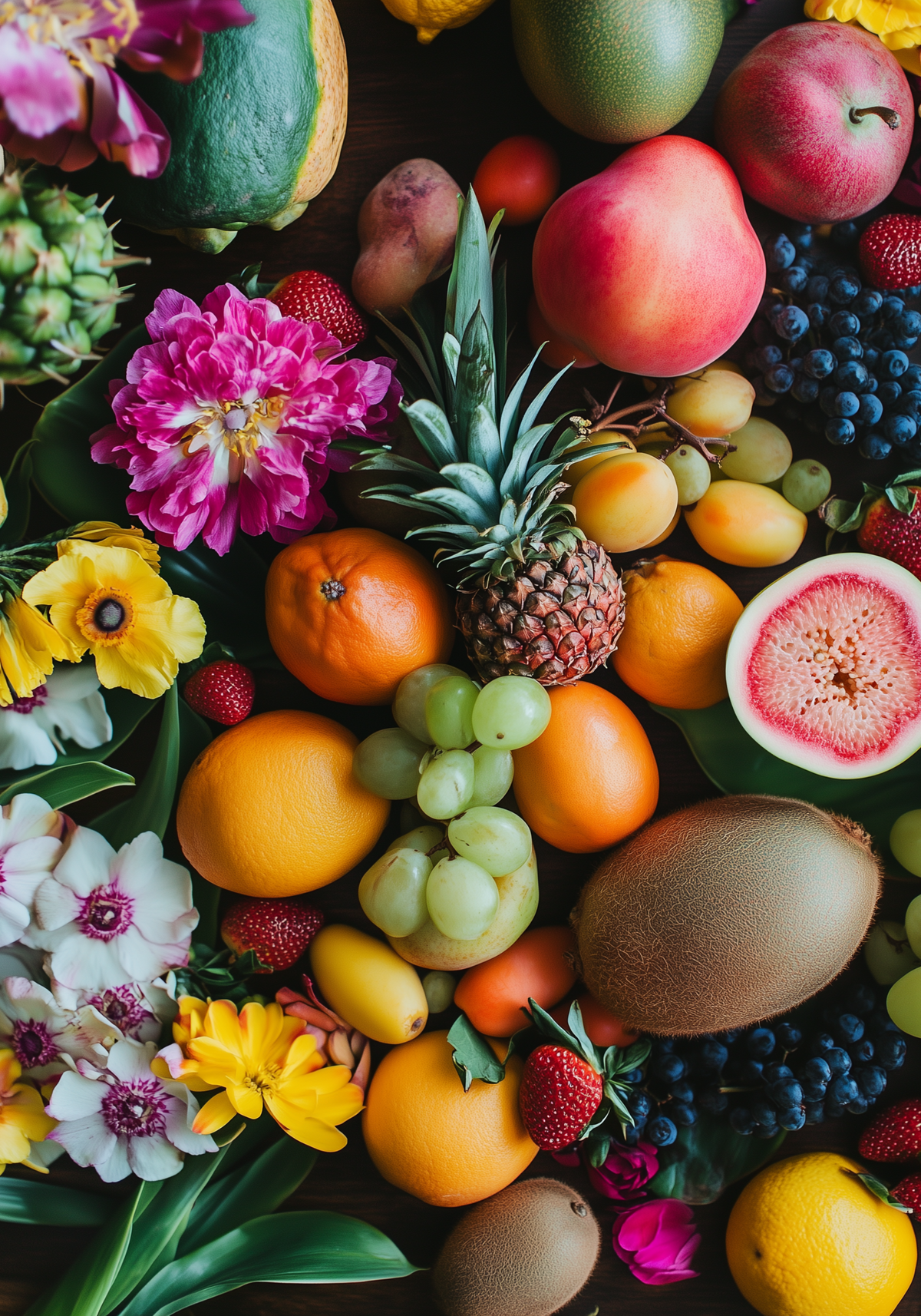 Tropical Feast – affisch med snyggt motiv, köp enkelt hos Bozetto i flera storlekar