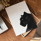 Midnight Panther poster visad rakt fram – Bozetto affisch i hög tryckkvalitet i hög tryckkvalitet