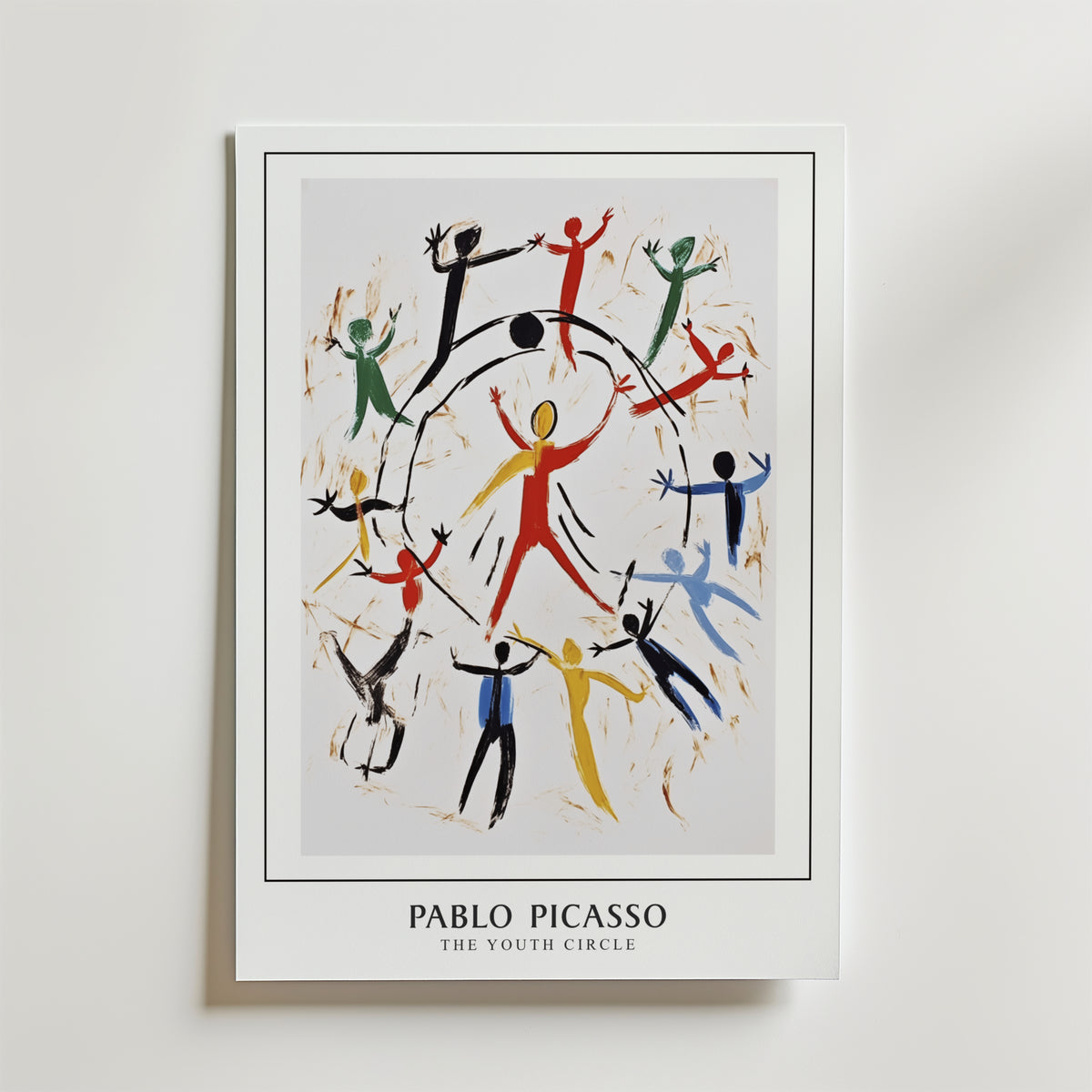 Picasso The Youth CIrcle – stilfullt konsttryck från Bozetto, tryckt på matt finpapper