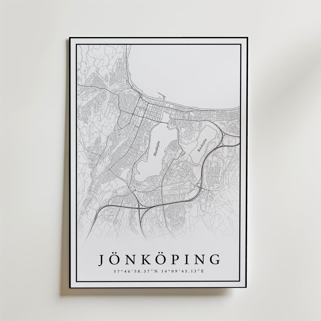Storleksguide för Jönköping Karta – välj din favoritstorlek och beställ hos Bozetto