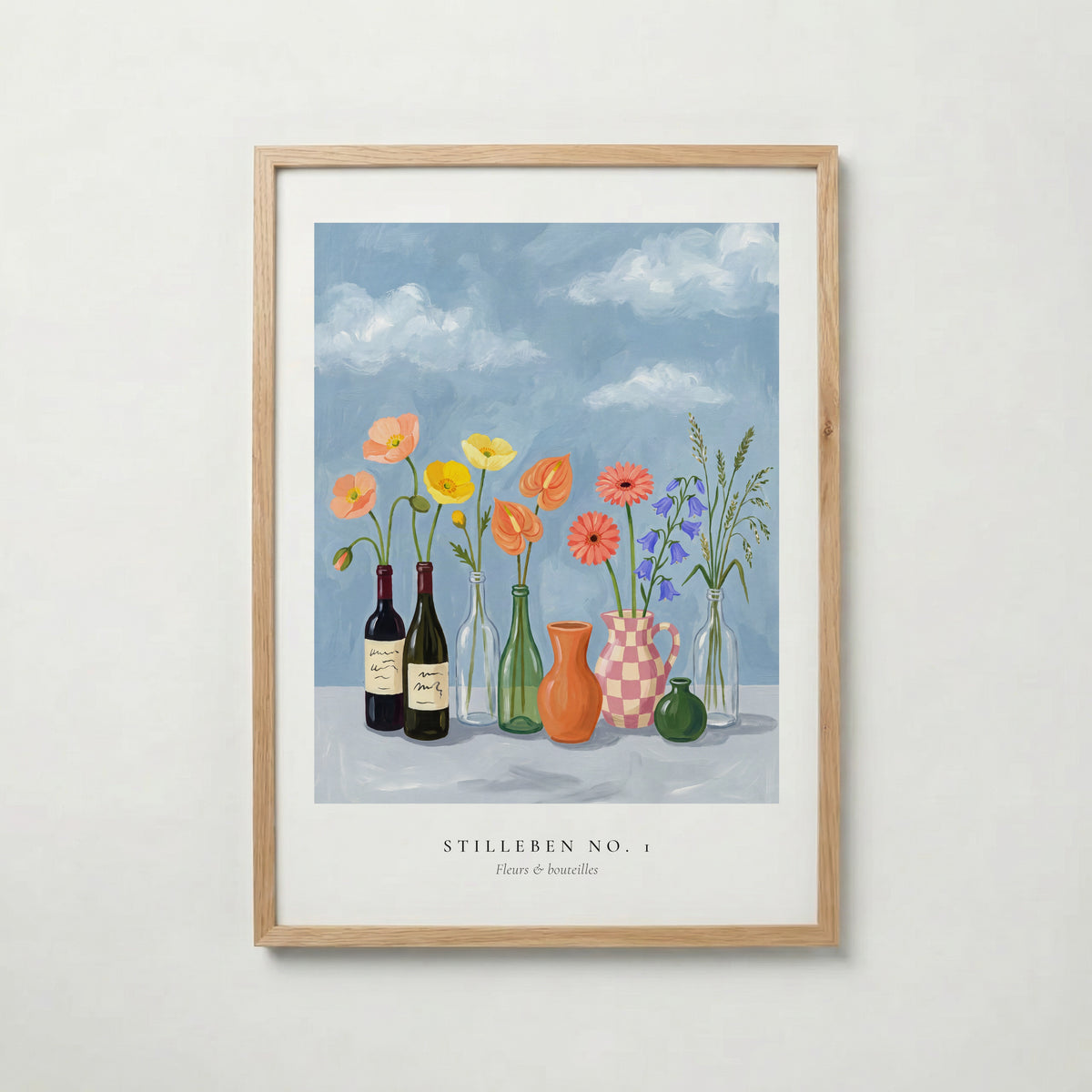 Bottled Garden Sky Poster – ekram