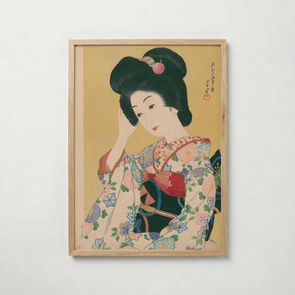 Hasui Kawase Departing Spring 1925 Poster – ekram