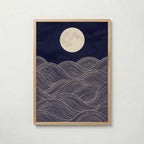 Moonlit Sea Poster – ekram