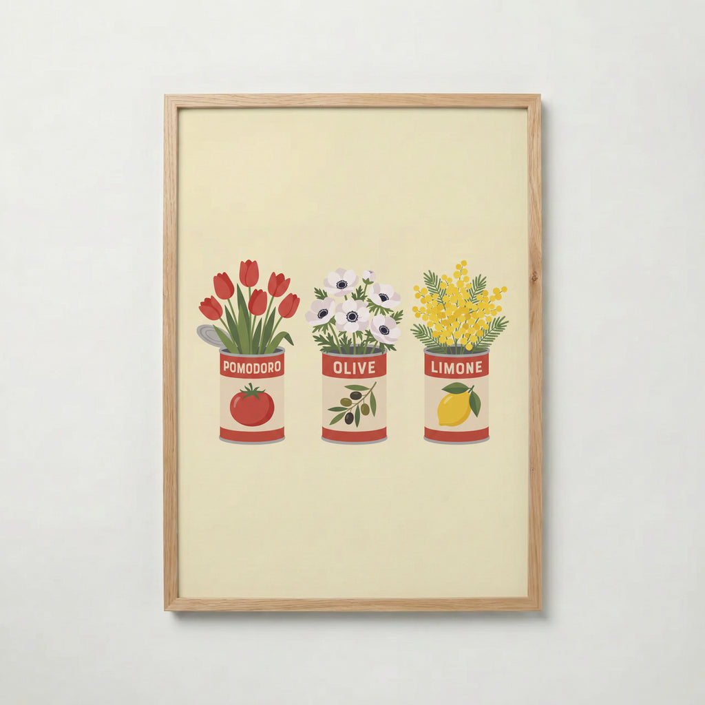 Pantry Bloom Trio Poster – ekram