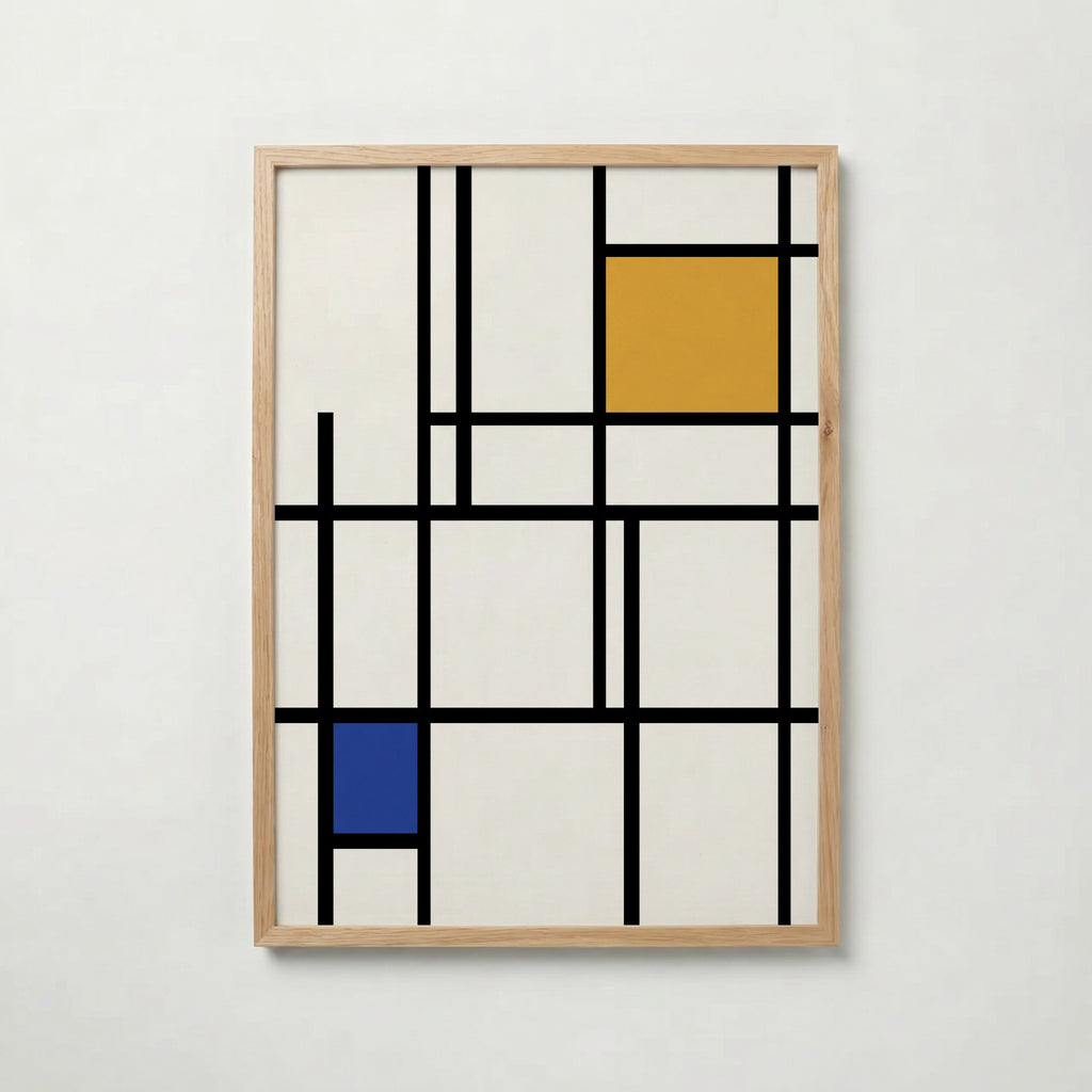 Piet Mondrian Quiet Composition Poster – ekram