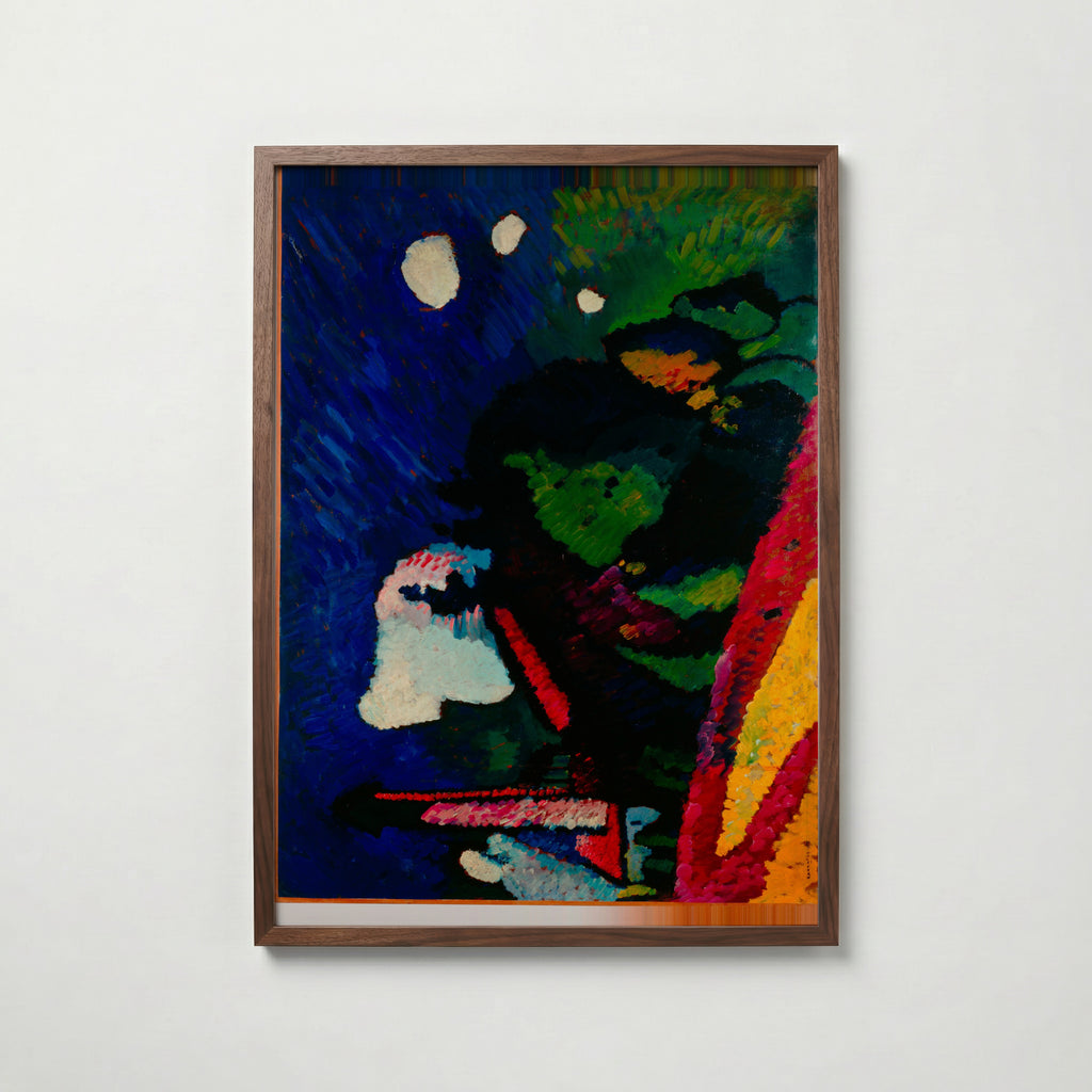 Wassily Kandinsky Murnau Landscape with Tower 1908 Poster – valnötsram