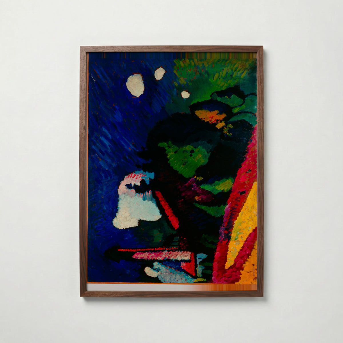 Wassily Kandinsky Murnau Landscape with Tower 1908 Poster – valnötsram