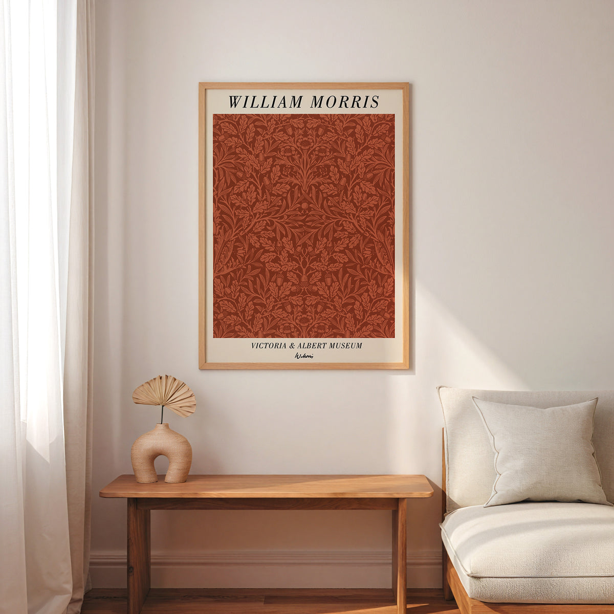 William Morris Victoria & poster visad rakt fram – Bozetto affisch i hög tryckkvalitet
