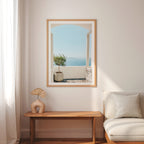 Santorini Balcony Calm – affisch med stilfullt motiv från Bozetto i hög kvalitet