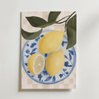 Lemon Table – stilfullt konsttryck från Bozetto, tryckt på matt finpapper i hög tryckkvalitet