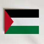 Palestine National Flag Poster – modern konst och stilren konsttryck för hemmet hos Bozetto