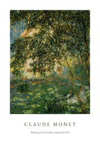 Claude Monet Relaxing In – köp enkelt hos Bozetto konsttryck i hög kvalitet i hög kvalitet