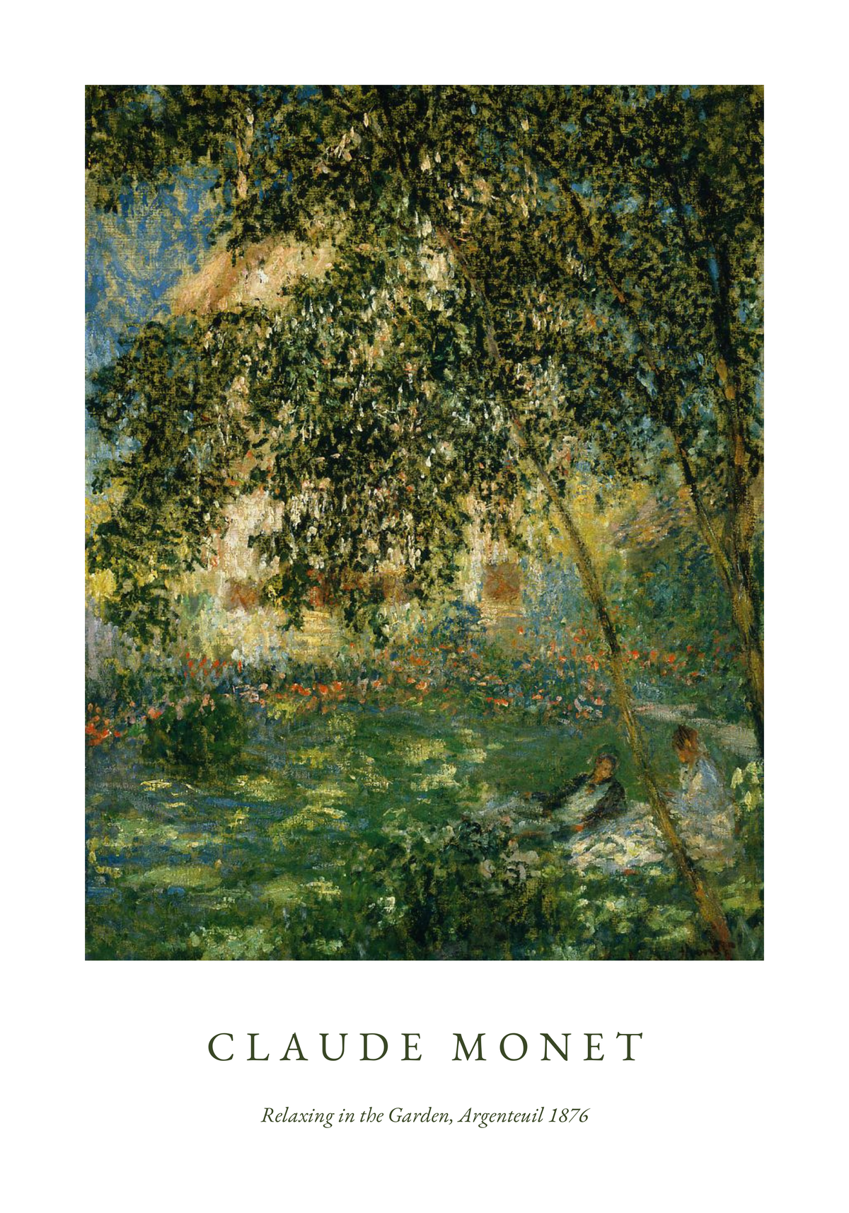 Claude Monet Relaxing In – köp enkelt hos Bozetto konsttryck i hög kvalitet i hög kvalitet