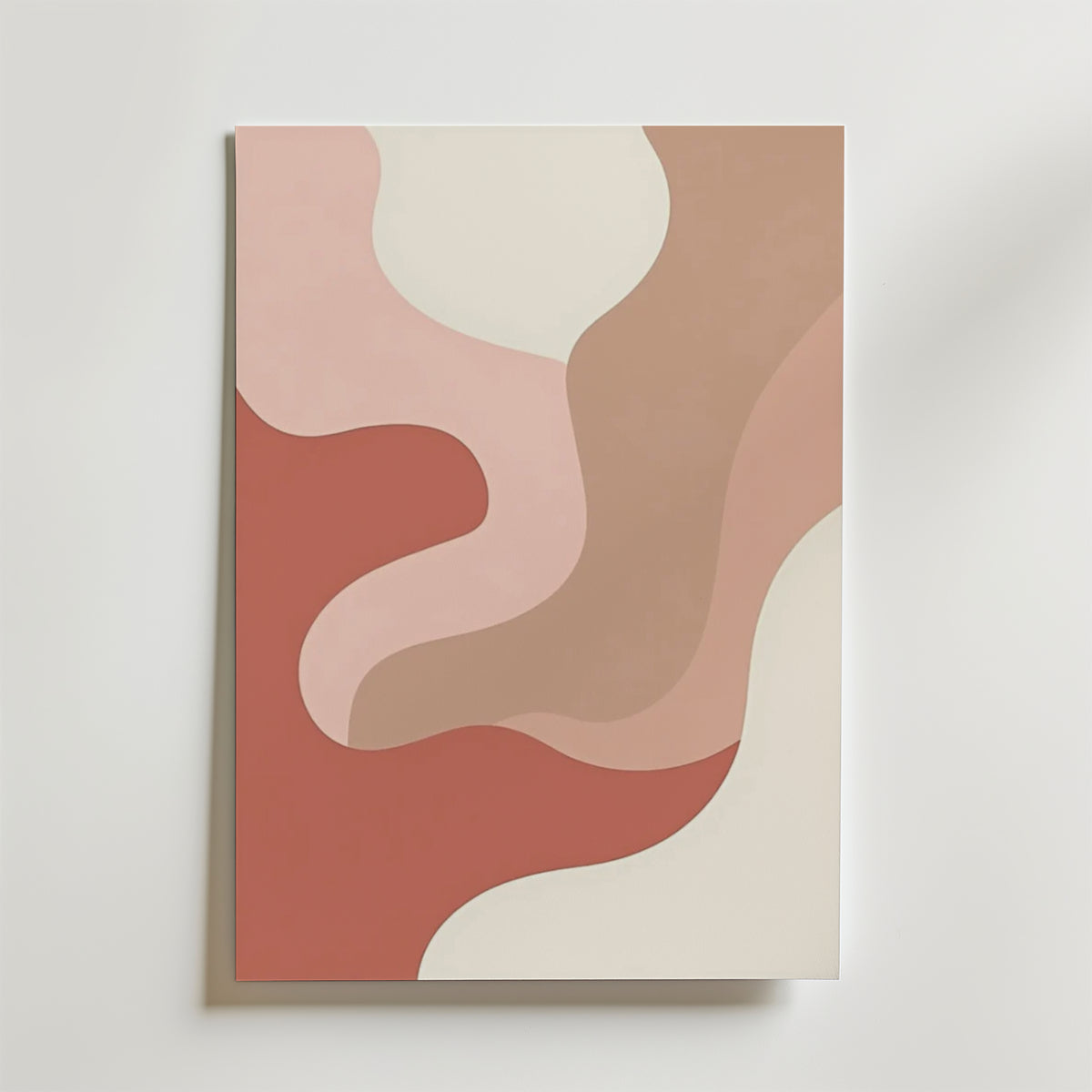 Abstract Colorful Shapes No.2 – stilfullt konsttryck från Bozetto, tryckt på matt finpapper