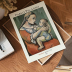 Picasso Loving Mother poster visad rakt fram – Bozetto affisch i hög tryckkvalitet