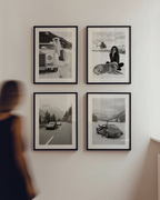 Bundle 4-pack Alpine Icons Collection – kuraterad postercollection som lyfter hemmet hos Bozetto