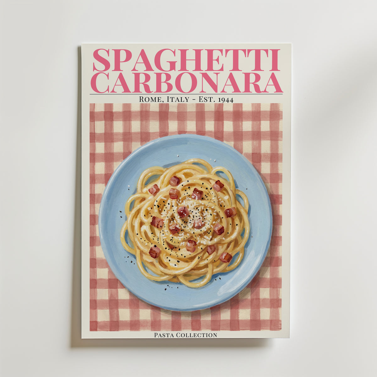Spaghetti Carbonara Poster