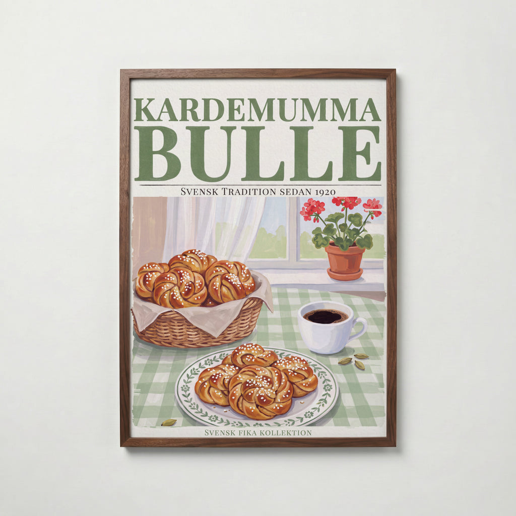 Kardemummabulle Poster – valnötsram
