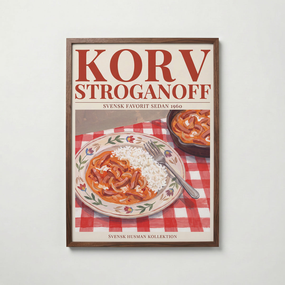 Korv Stroganoff Poster – valnötsram