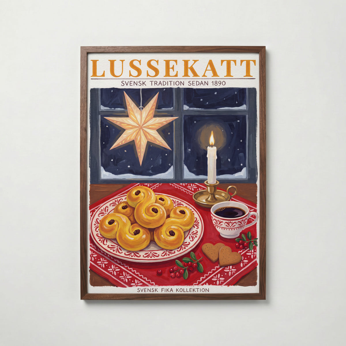 Lussekatt Poster – valnötsram