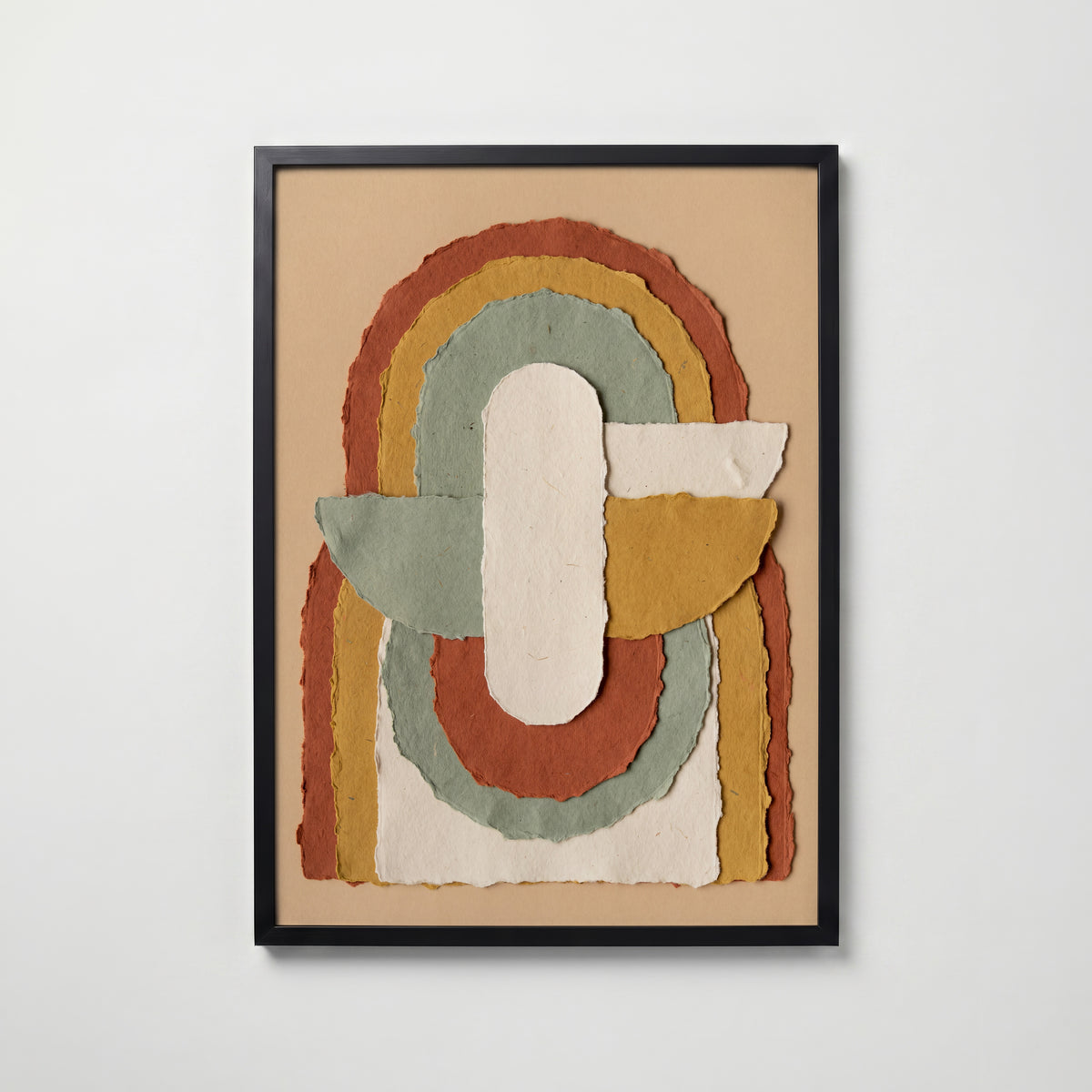 Paper Arches Poster – svart ram