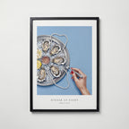 Pearls on Ice Poster – svart ram