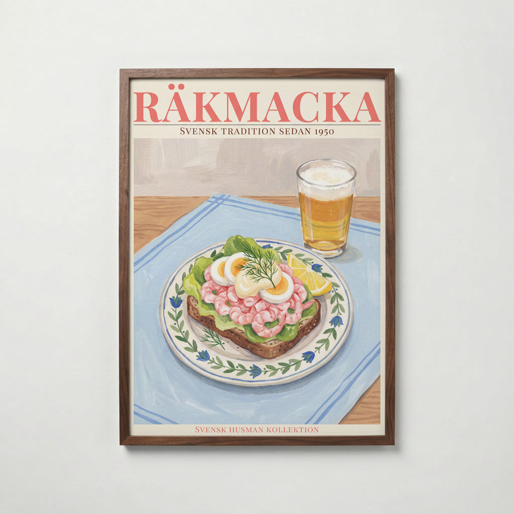 Räkmacka Poster – valnötsram