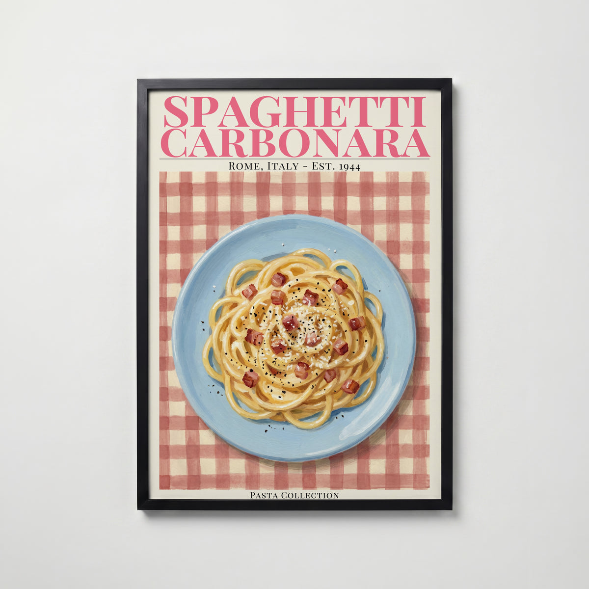 Spaghetti Carbonara Poster