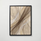 Sepia Veil Poster – svart ram